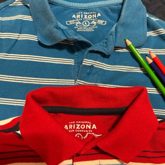 Vintage Arizona brand set of 2 boys polo - Picture 2 of 3